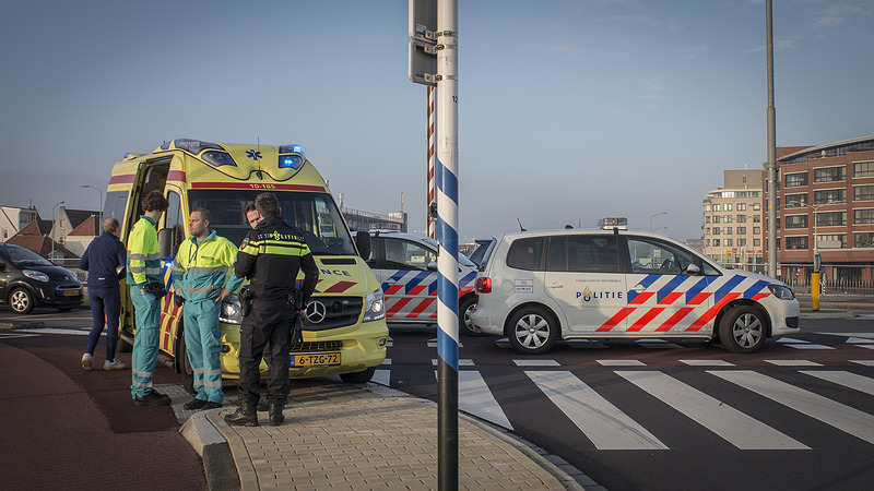 Automobilist ziet fietser over het hoofd