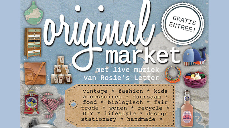 Shop de lente op de eerste Original market in Alkmaar