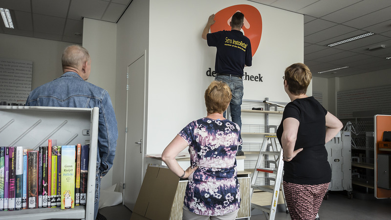 Verhuizing bibliotheek Oudorp in volle gang