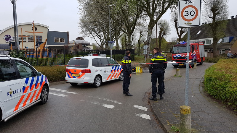 Pizzabezorger onderuit; brommer uitgebrand