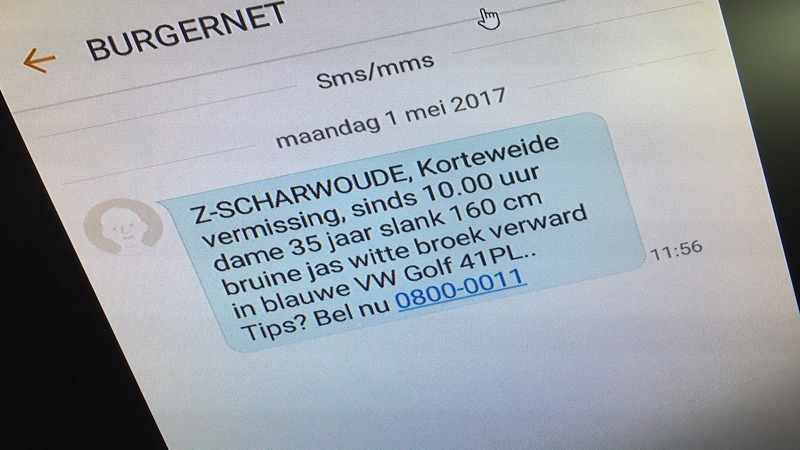 Burgernet melding Zuid Scharwoude