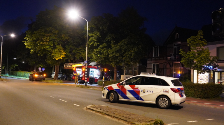 Brand in tuinhuis achter woning aan Kennemerstraatweg Heiloo