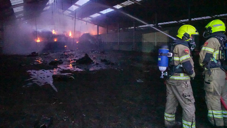 Grote brand in manege in Schoorl