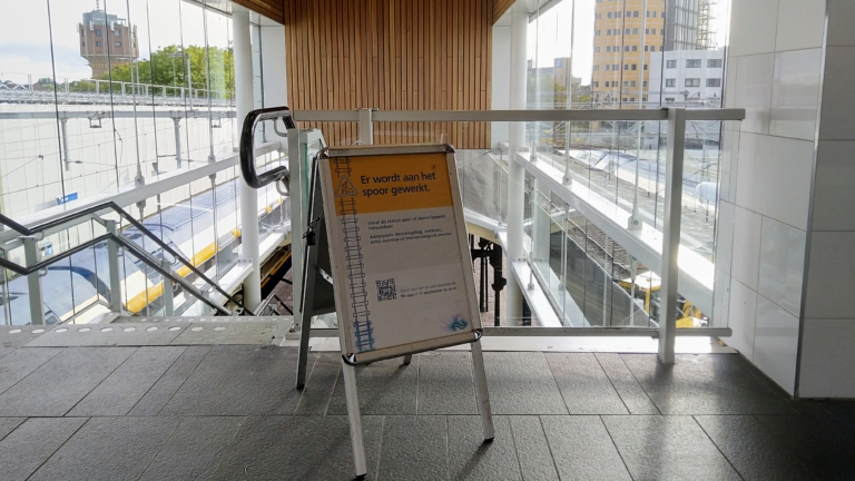 Nog hele weekend werkzaamheden aan het spoor, geen treinverkeer mogelijk