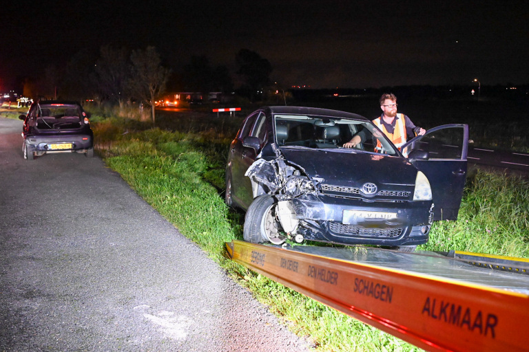 Aanrijding op N9: bestuurders komen met schrik vrij