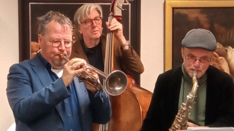 Jazz Quintet van Freek Bakker en Frank Stolwijk in De Brouwerij