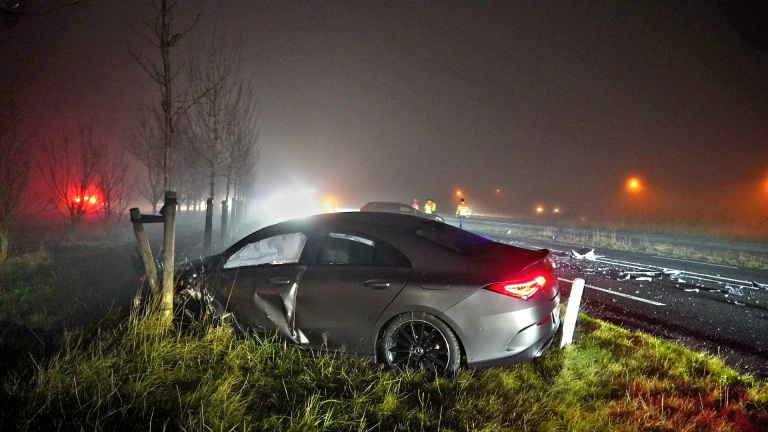 Ernstige aanrijding op N9 bij Schoorl: drie gewonden