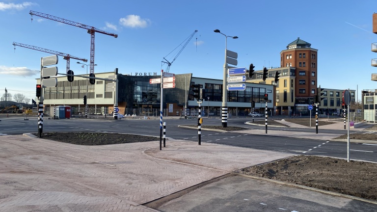 Einde aan omleidingen naar station Heerhugowaard: kruising Zuidtangent-Stationsplein weer open