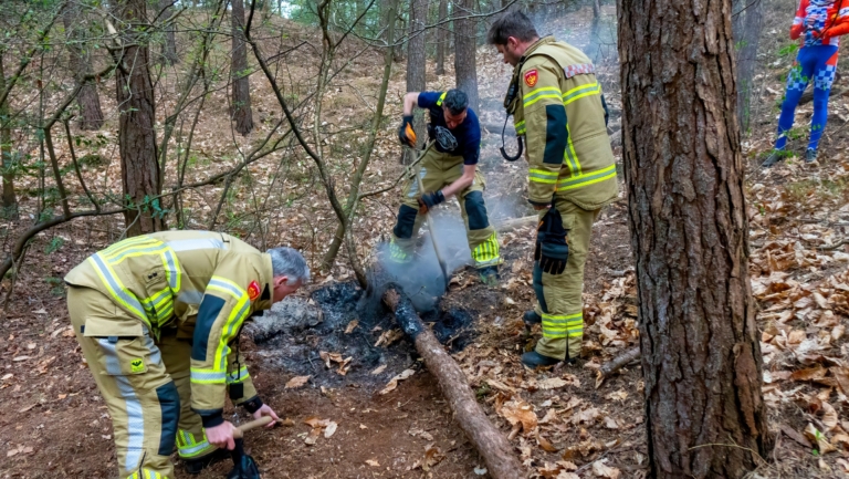 Duinbrand vroeg ontdekt dankzij alerte mountainbiker