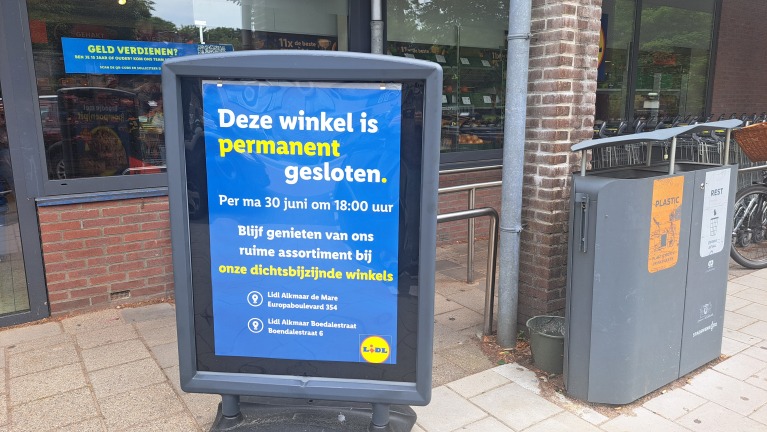 Laatste boodschappen gedaan, supermarkt definitief dicht: “Koedijk is het kloppend hart van het dorp kwijt”