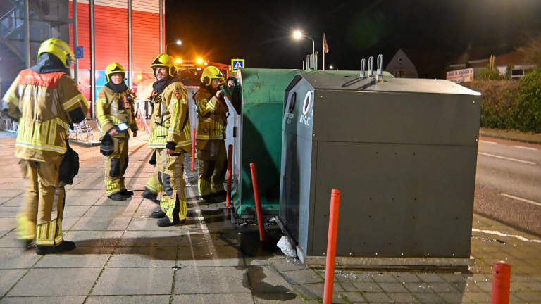 Medewerkers Albert Heijn blussen brandje in Egmond succesvol