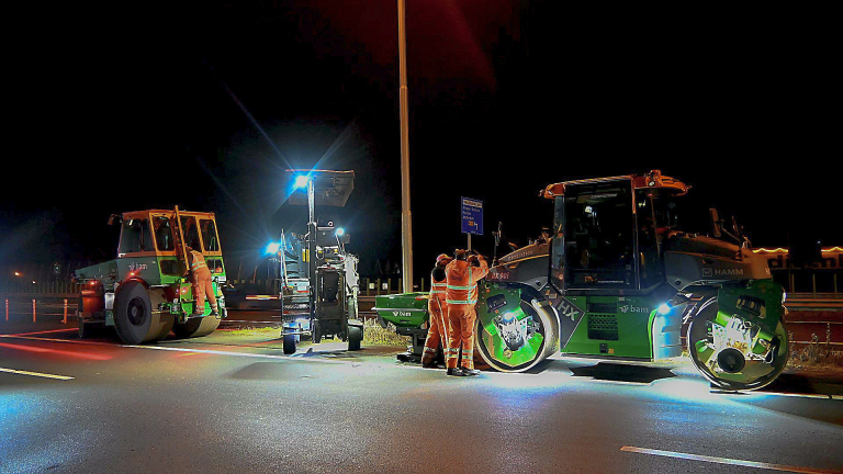 Sneeuw- en vriesschade hersteld: N242 aangepakt