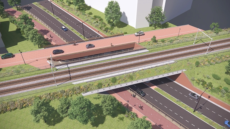 Het zit mee: spooronderdoorgang in Heerhugowaard maand eerder open