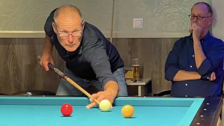 “Biljart zoals het bedoeld is”: mooie zege voor Limmenaar Wil Snel