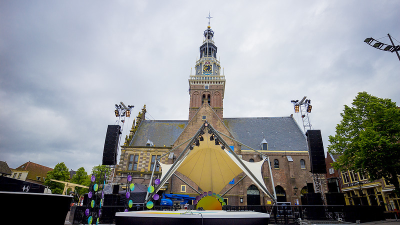Alkmaarse Waagplein bijna klaar voor Sterren Muziekfeest